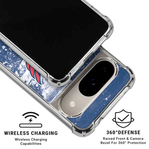 NHL Washington Capitals Frozen Google Pixel 10 Clear Case